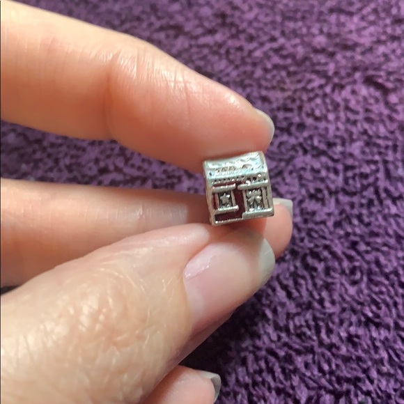 Jewelry - Christmas cottage cabin European Charm Bead